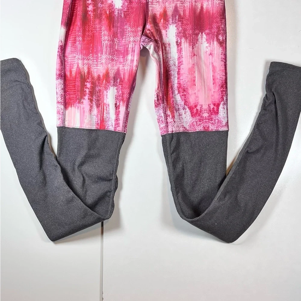 ALO Yoga Pink and Gray Leggings A0281